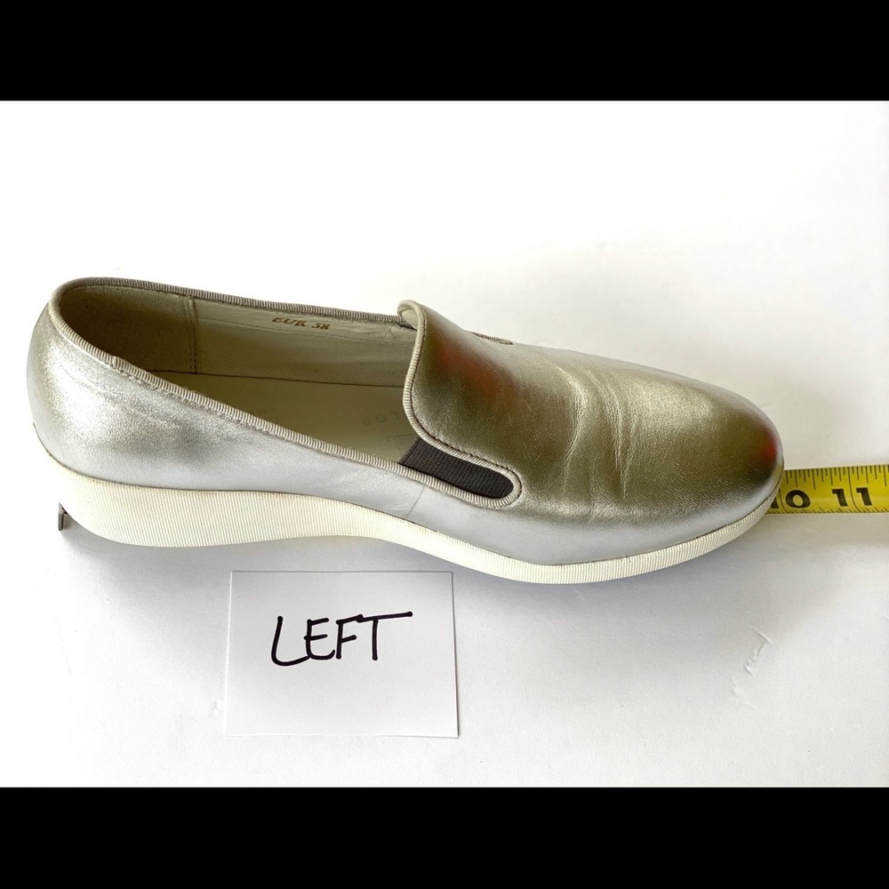 Fit Flop Silver Skate Sneakers. Slip on with Supercomff soles. - Picture 9 of 12